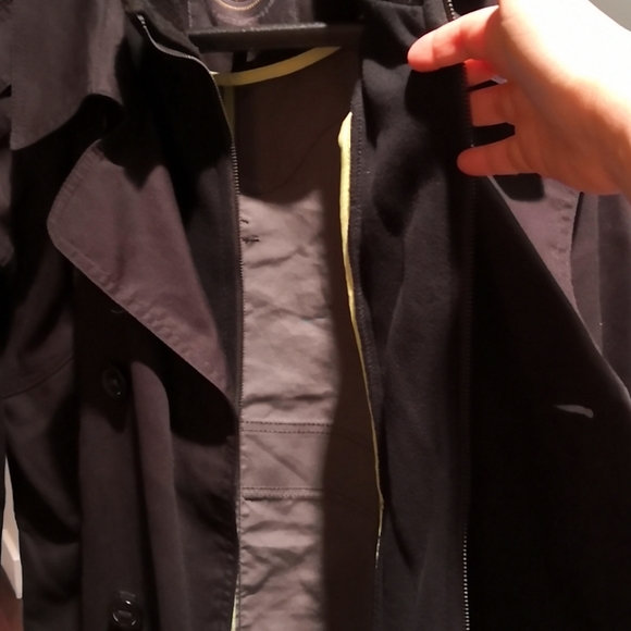 Men's black cotton jacket - Picture 6 of 8